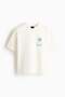 Relaxed Fit Printed cotton T-shirt - 6