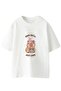 Girl's Oversize T-Shirt Cozy Mood Printed White – Crew Neck, Comfortable Fit, 100% Cotton - 3