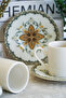 Tilbe 4 Piece Porcelain Coffee Cup Set for 2 People - 5
