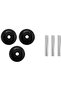 3-axis vacuum cleaner wheel replacement device with motorized wheels. - 2