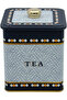 Mosaic Tea Patterned Metal Storage Container, 12 X 12 Cm, Kitchen Organizer, 2.1 Lt - 2