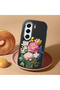 Tecno Camon 40 Compatible Case Camera Protector Black Silicone Couple Phone Case with Floral Pattern - 2