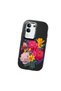 Vivo Y29 Compatible Case Camera Protector Black Silicone Couple Phone Case with Floral Pattern - 3
