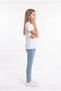 Girl's Regular Cotton Crew Neck Short Sleeve Printed T-Shirt 22983 - 3