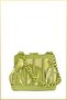 Mist Women's Transparent Looking Scholarship Thick Chain Bag - Pistachio Green - 7