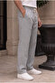 Men's Gray Muslin Look Baggy Sweatpants Loose Fit Comfortable Oversize - 3