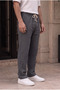 Men's Smoked Muslin Look Baggy Sweatpants Loose Fit Comfortable Oversize - 7