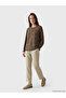 Original Oval Collar Patterned Blouse - 2