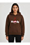 Cherry Printed Hooded 2 Thread Threaded Sweatshirt