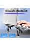 2PCS Zinc Alloy Mini Foldable Laptop Stand, Portable Computer Keyboard Riser with 2 Adjust - 5