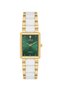 Sapphire Glass Classic Gold - White - Green Women's Watch Nc45-3925002-Dnwms
