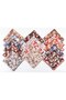 Women's Botanical Floral Pattern Sparkling Crystal Scarf with Silk Feel - 3