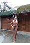 Linda Twill Fabric Halter Neck Suit - 2