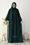 Mahi Dress with Shawl Gift Set Emerald Green - 6