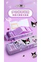 Sanrio Kuromi My Melody Cinnamonroll Pochacoo Password Lock Pencil Case Multi-Functional Double-Sided Pen Holder with Automatic Pencil Sharpener and Eraser Compartment for Girls and Boys School Pencil Case Organizer Box Pen Holder