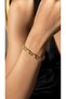 Premium Xuping Tarnish-Resistant Bracelet with Star Silver Details and Gold-Colored Rings