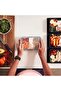 Meal Prep Food Containers with Lids Microwave Safe, 18.5 x 12.5 x 7.5 cm(28 oz. - Black, 50 Pieces. - Plastic) - 5