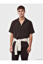 Lcw Vision Regular Fit Resort Collar Short Sleeve Men's Shirt