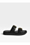 Daily Buckle Poly Sole Comfortable Genuine Leather Slippers - 3 cm - 5