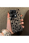 Poco M6 Pro 4g Compatible High Quality Black Leopard Phone Case, Shockproof Protective Cover