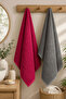 2-Piece Jacquard Large Size Bath Towel 90X150 cm Lorea 650 Gr - 5