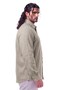 100% Linen Long Sleeve Comfortable Fit Button Collar Summer Shirt Suitable for Men's Large Sizes between 118-145 - 2
