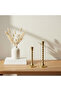 Loor Metal Candle Holder, Set Of 2 - Gold - 4
