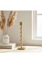 Marketplace Nodes Metal Candle Holders, Set of 2 - Gold - 6