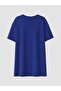 Lcw Dream Navy Blue Crew Neck Printed Women's Nightgown - 6