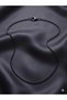 Men's Black Color Popcorn Chain Necklace