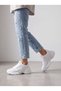 Daily Women's Lightweight Lace-Up Thick High-Soled Walking Breathable Athletic Shoes Orthopedic - 4
