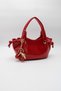 Women's Red Knot Detailed Crossbody Hand and Shoulder Bag with Cherry Charm Accessory - 3
