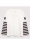 M7610480 Kuromi Printed Girls' T-Shirt White - 4
