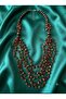 Bohem Authentic Multi-Chakra, Wooden Bead Style Necklace (Special Design) 70cm - 5