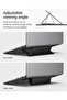 Slim Fold Adhesive Laptop Stand 2 Piece Foldable Portable Dual Ergonomic Angle Adjustment Lif - 3