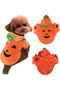 (eb174-S)Dog Cat Halloween Pumpkin Costume Pet Cosplay Outfits Clothes Fleece Hoodie Sweater Coat Halloween Costumes for Dogs Puppy Cats