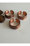 Adjustable 3-Piece Handmade Pure Copper Ring Combination Non-Alloy Copper Ring Set