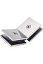 2-Piece Stainless Steel Shower Enclosure Hinges and Glass Clips, Suitable for 6-12mm Thick Glass - 4