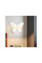 Modern acrylic wall lamp, creative butterfly wall lamp, LED wall lamp, indoor wall lamp, warm white light, minimalist wall lamp. - 2