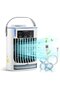 Portable 4 - in - 1 air cooler, USB mini evaporative cooler (with 500ml water tank), equipped with 3 fan speeds and 3 mist output settings, quiet...
