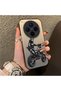 Vivo X300 Compatible with Helmeted Motorcyclist Drawing Printed Men's Style Phone Protective Case