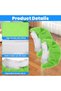 10-Piece Universal Steam Mop Mats Washable Cleaner Spares Reusable Cloth Covers for Bisse11 Steam Shot Comfort PurSteam Green - 3