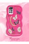 Redmi Note 11 Pro 5g Compatible Wavy Frame Moon Butterfly and Flower Pattern Silicone Phone Case