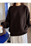 Women's Thessaloniki Knitted Crew Neck Comfortable Fit Oversize Sweater Tuma1400 - 5
