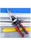 Tin Snips for Cutting Metal Sheet Tin Cutting Shears with Forged Blade, Heavy Duty Metal Cutter Straight Cut 10 inches Metal Shears - 5