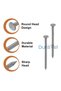 Galvanised Round Wire Head Nails, Bulk Box (15 KG, 4 INCH) - 3