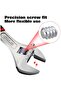 Adjustable Wrench 8 Inch Professional Cr-V Forged With Anti-Slip Grip Wrenches Set Small Crescent Style Hand tools - 5