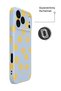 iPhone 17 Pro Max Yellow Polka Dot Essential Slim Full Coverage Glossy Print Camera Protected Hard Phone Case - 3