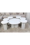 Round Modern Dining Table Set (7 Pieces) - 2
