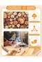 Rodent Toys - 6-in-1 Puzzle - 18 x 14 x 2.5 cm - Wooden Interactive Toy - Suitable for Hamsters, Guinea Pigs, Rabbits, etc. - 1 Piece - 2